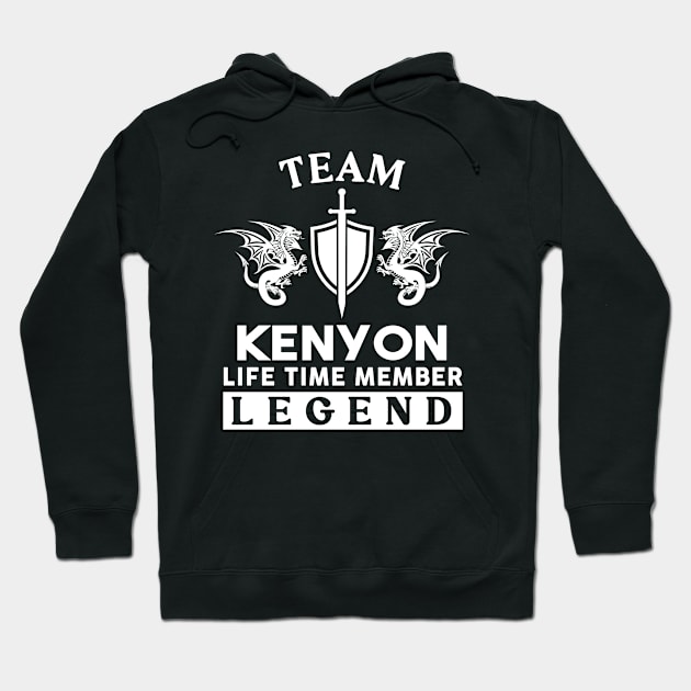 Kenyon Name T Shirt - Kenyon Life Time Member Legend Gift Item Tee Hoodie by unendurableslemp118